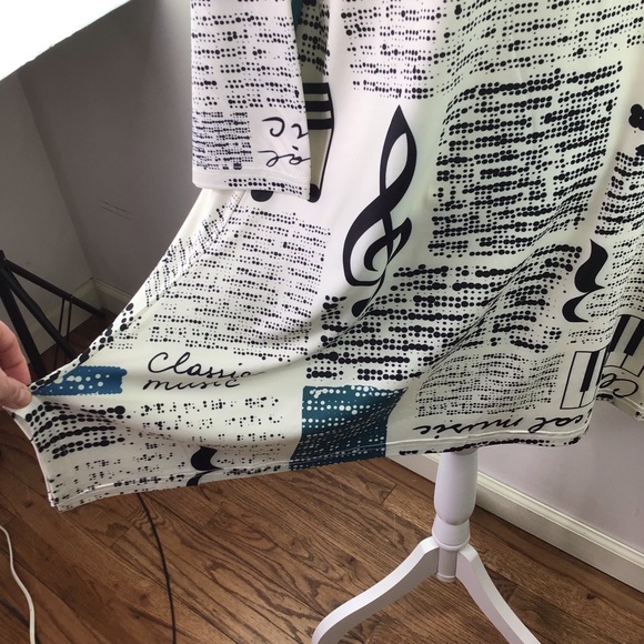 AZALEA | Music All Over Graphic Print Tunic - Picture 8 of 11